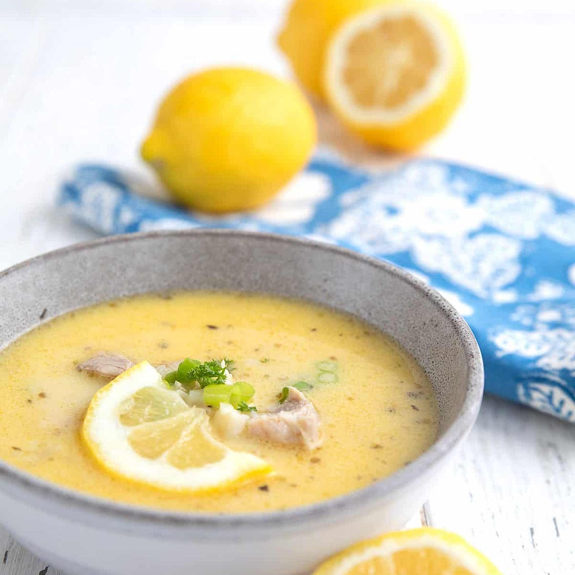 Lemon Chicken Soup Recipe (Avgolemono)