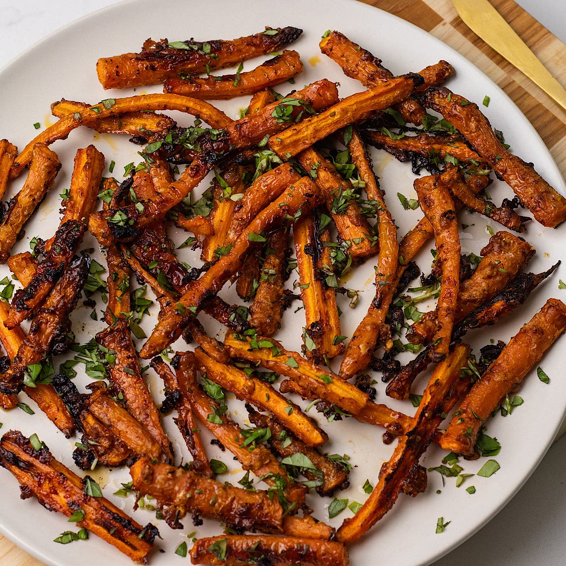 Truffle Garlic Parmesan Carrot Fries