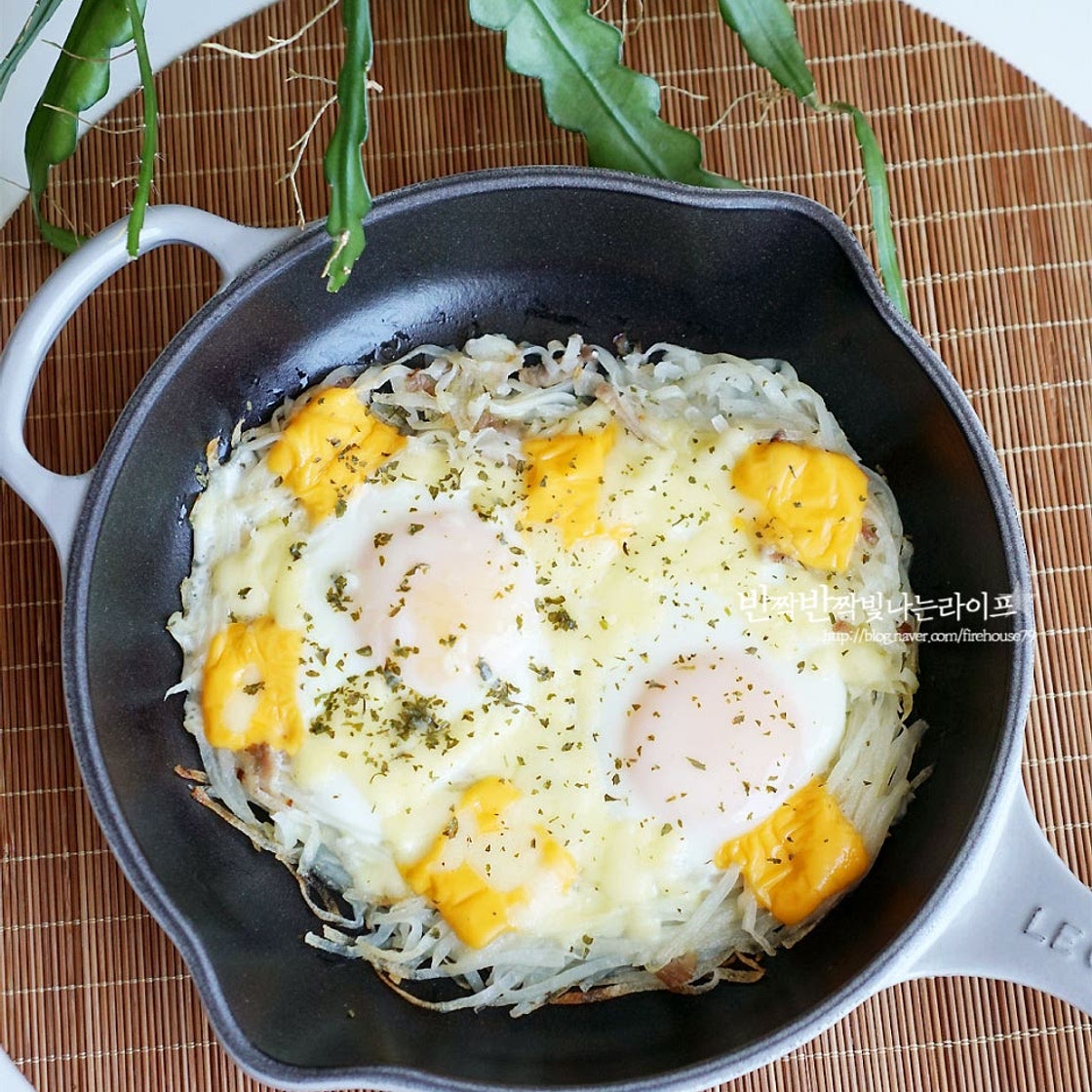 백종원 백파더 감자채전 만들기 새둥지전 맛있게 구워요
