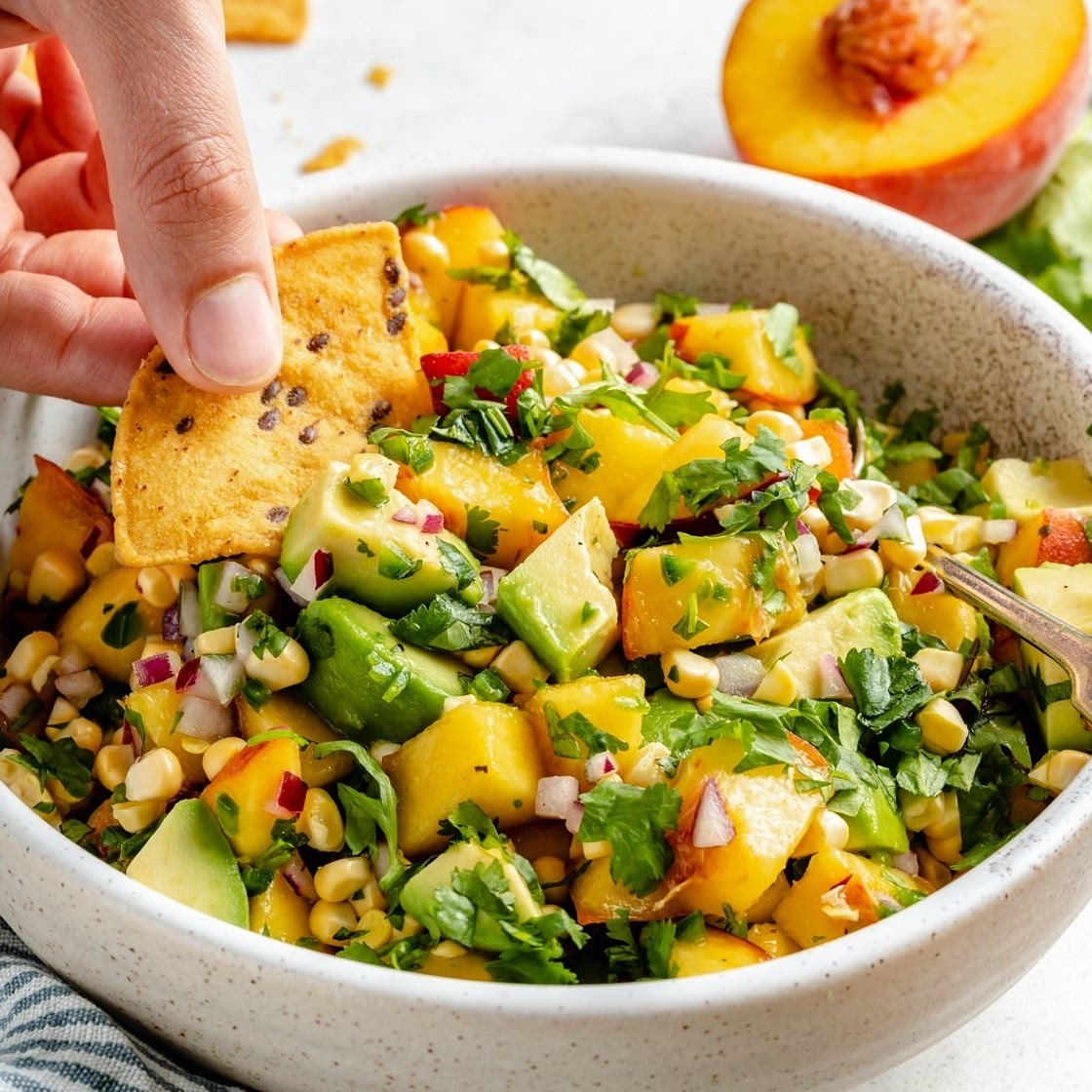 Avocado Peach Salsa