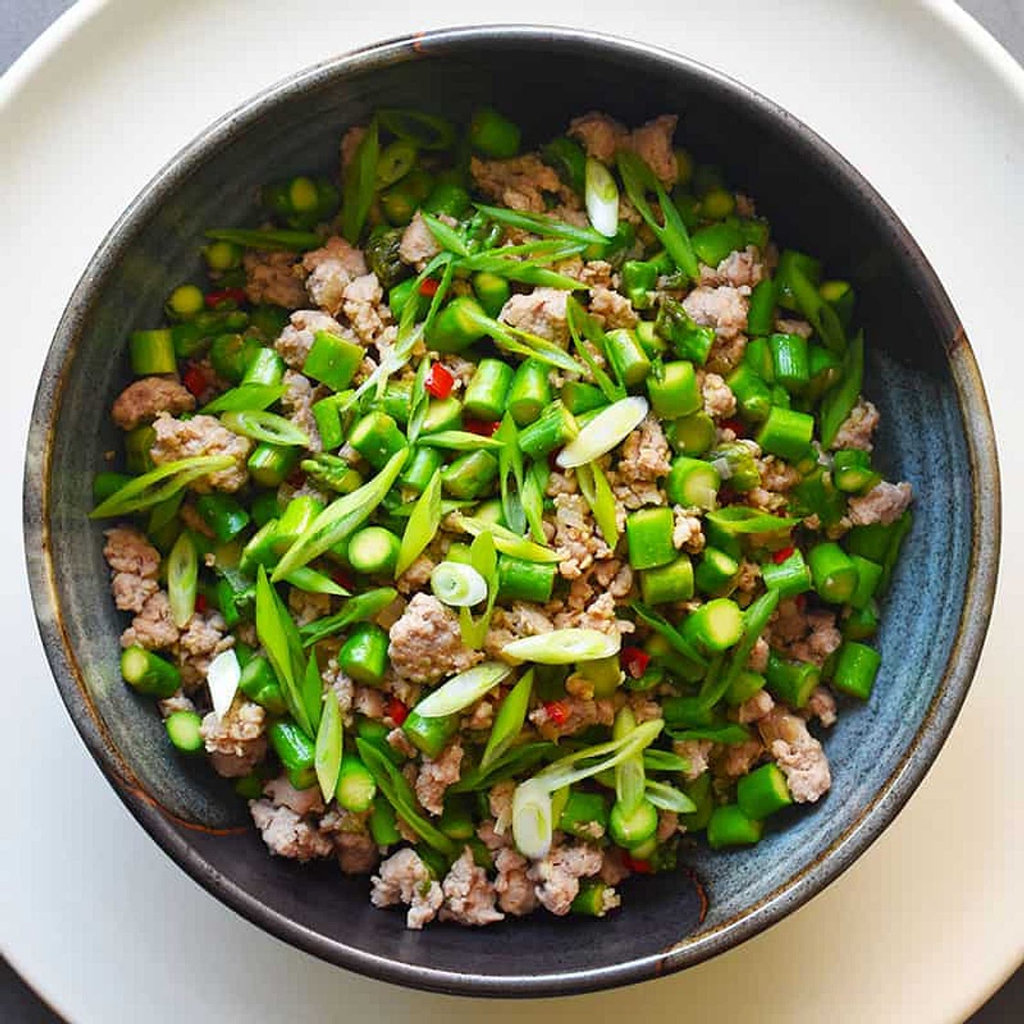 Spicy Pork and Asparagus Stir-Fry