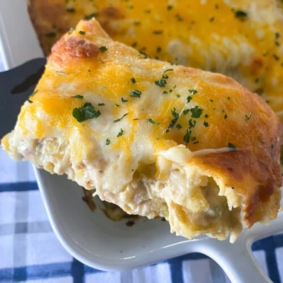 EASY Green Chile Chicken Enchiladas