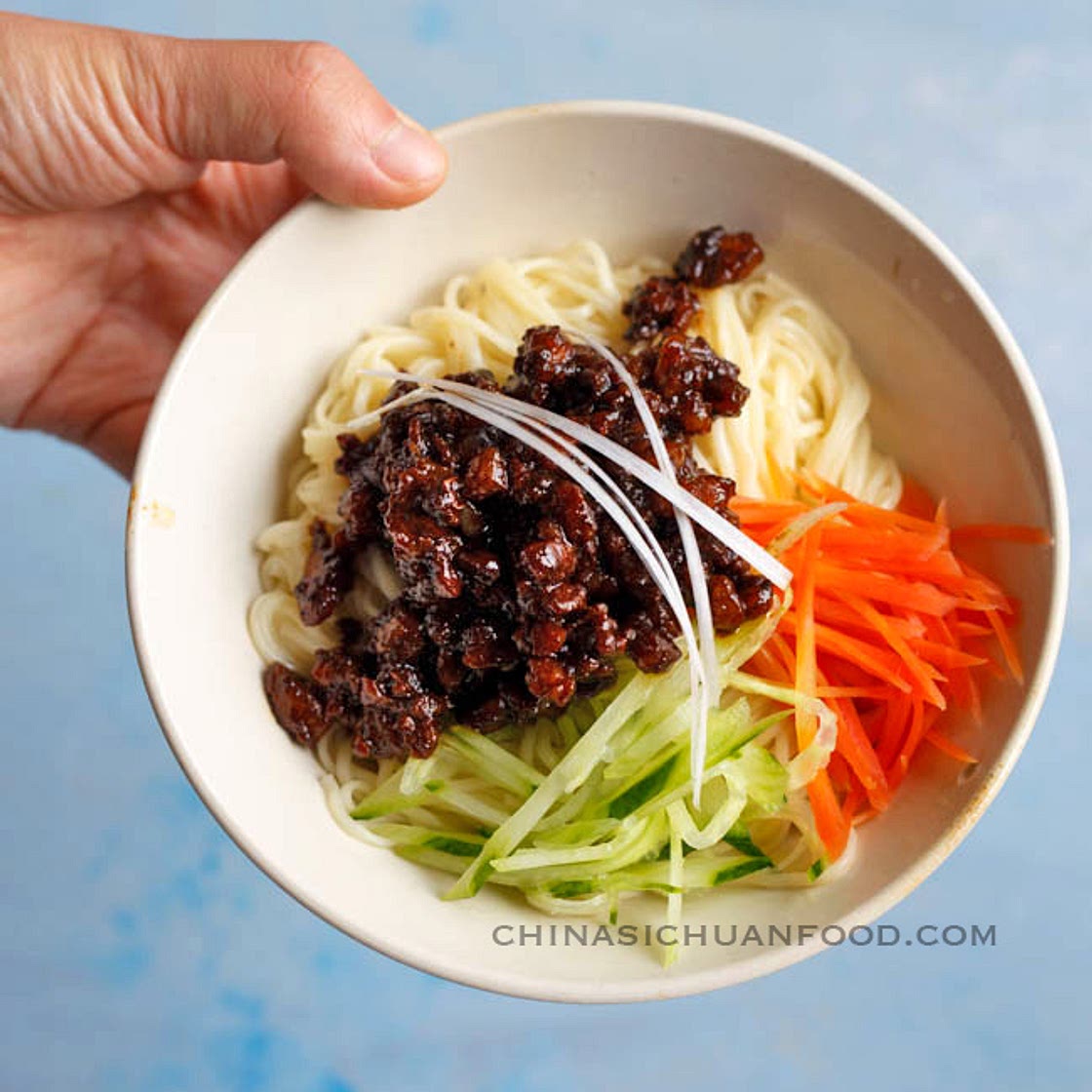 Zhajiangmian—Minced Pork Noodles