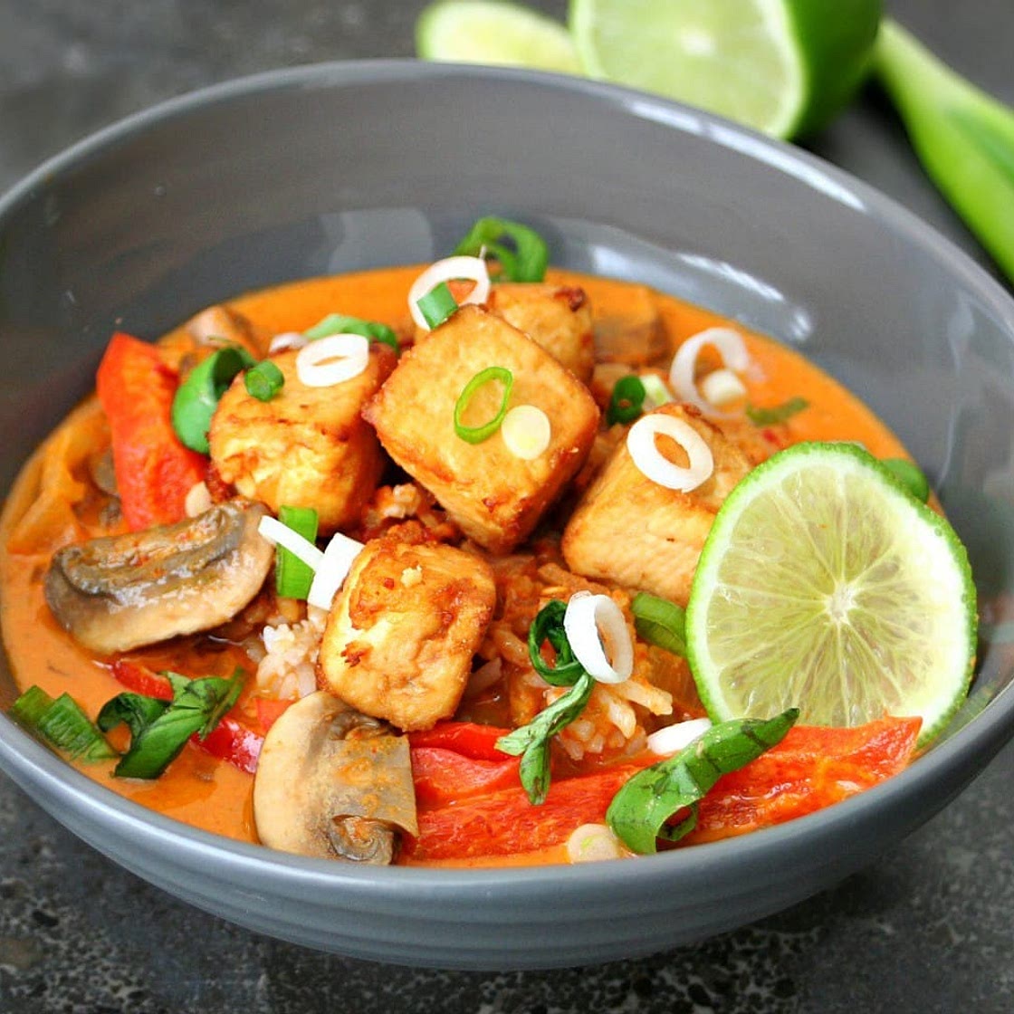 Easy Thai Red Tofu Curry