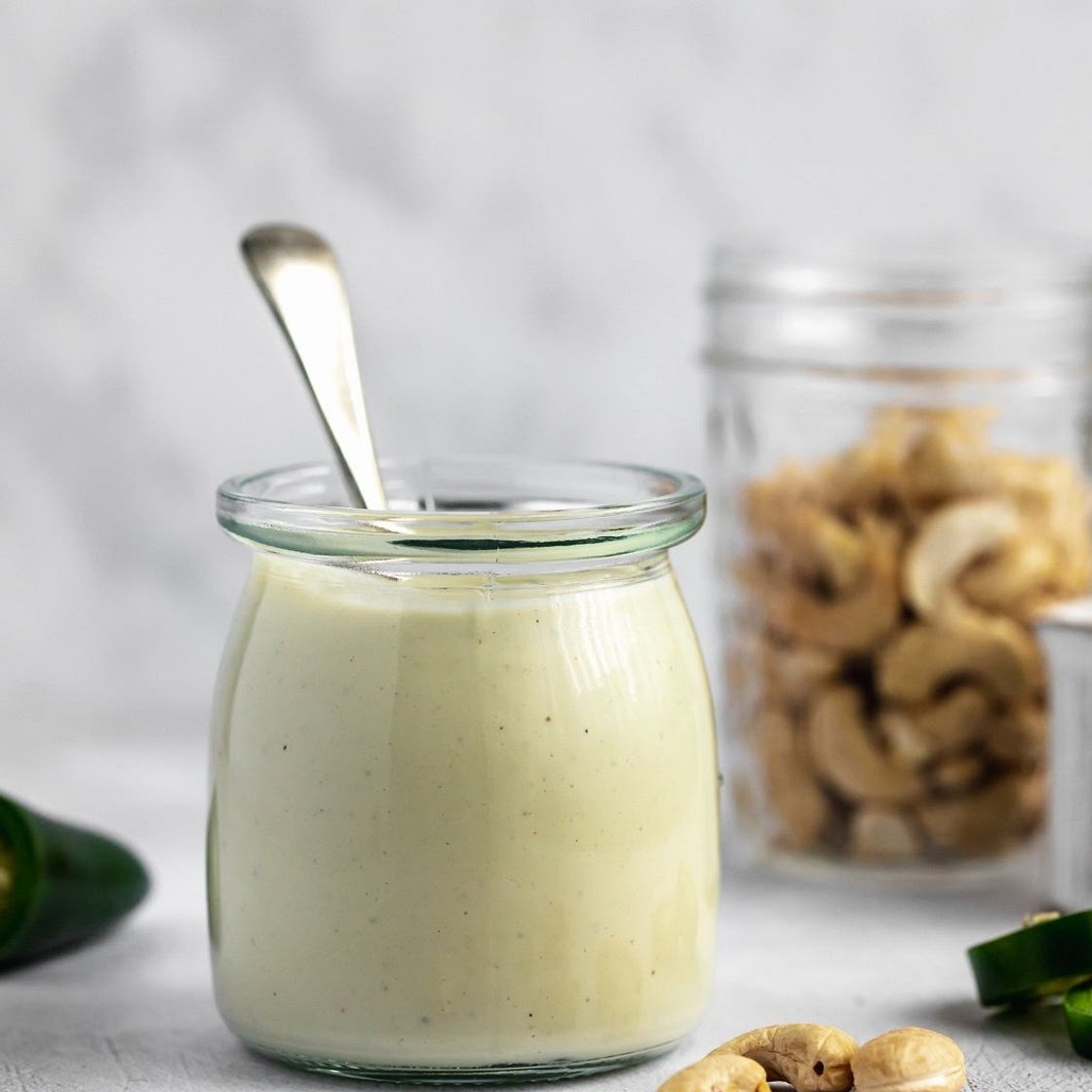 Jalapeño Cashew Cream Sauce