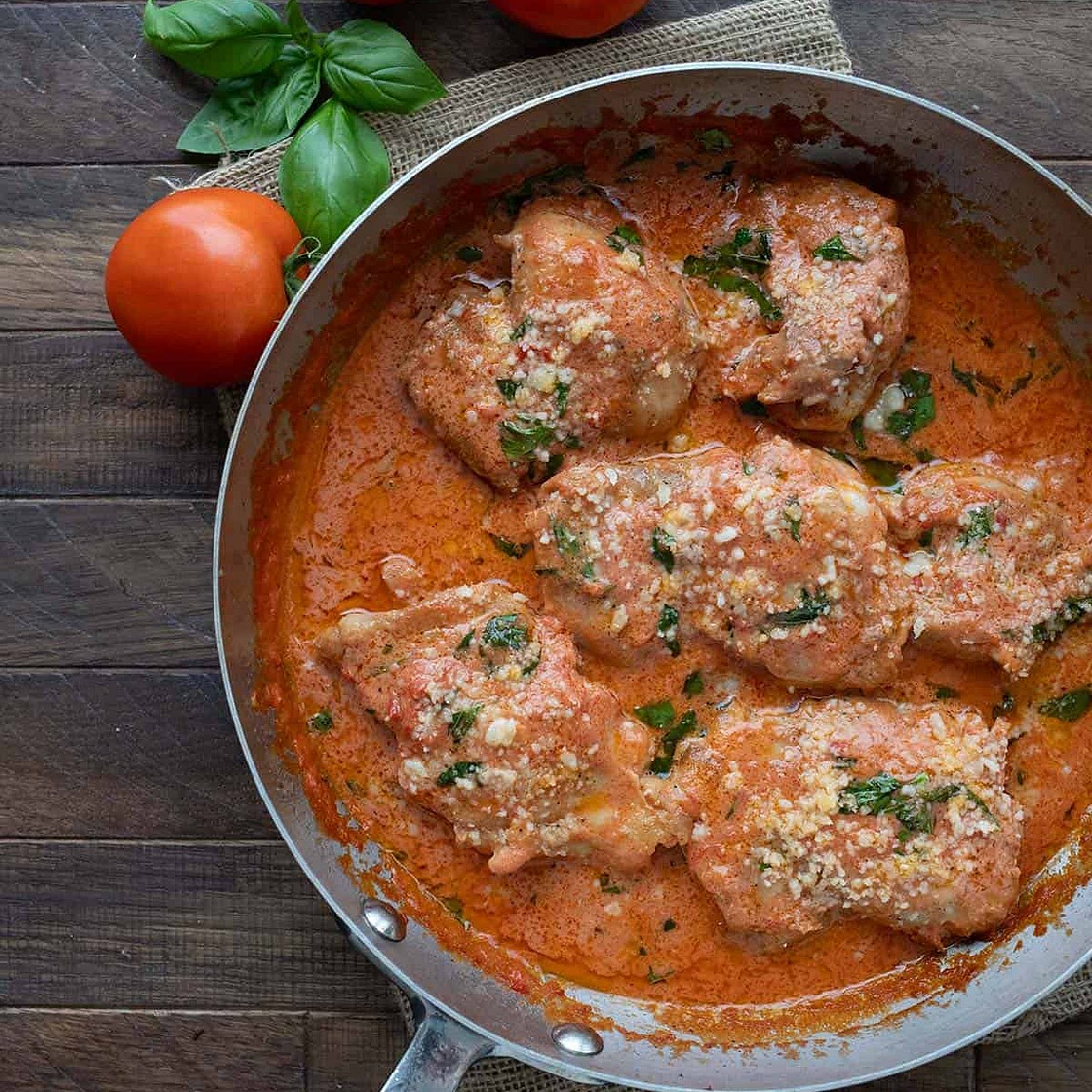 Tomato Basil Chicken Recipe