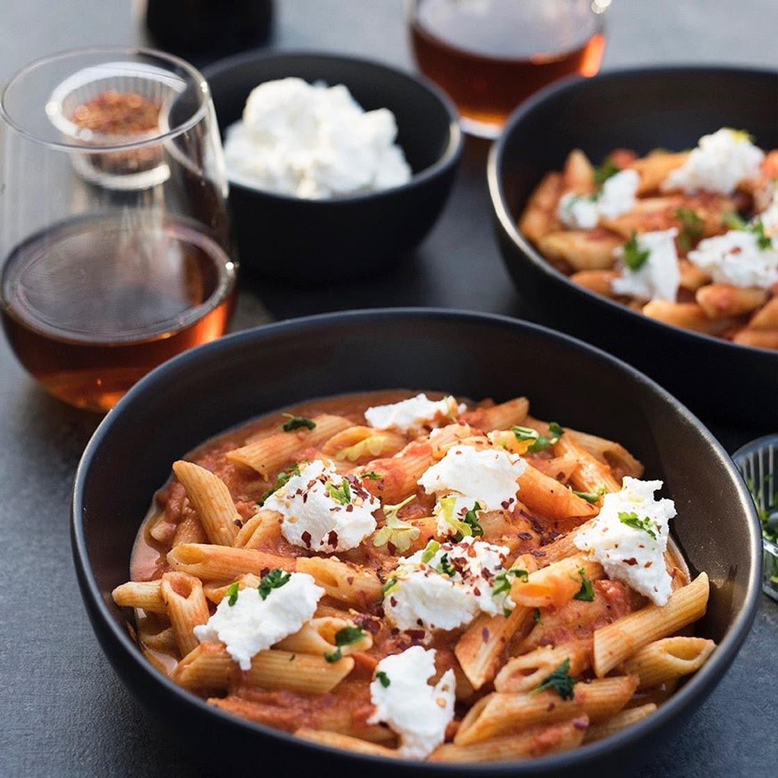 Penne Pasta in a Creamy Sherry Tomato Sauce