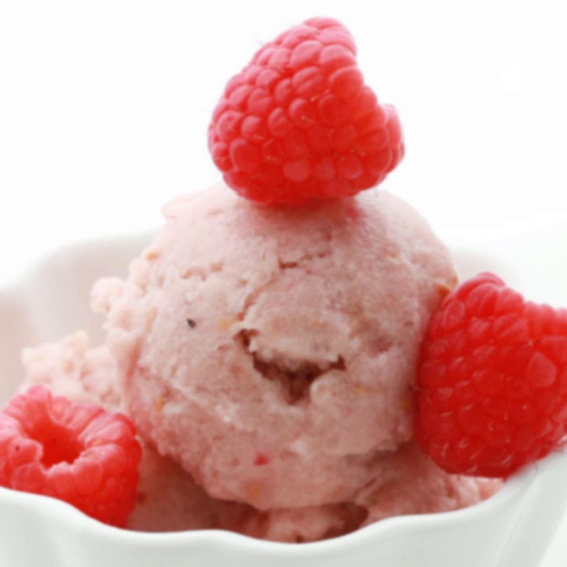 Raspberry Vanilla Nice Cream Recipe by Tasty