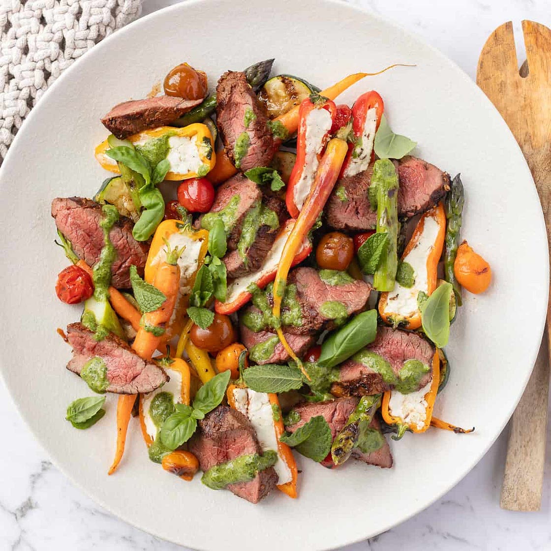 Grilled venison tenderloin