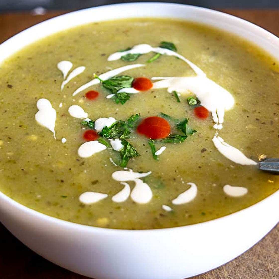 Roasted Jalapeno Soup