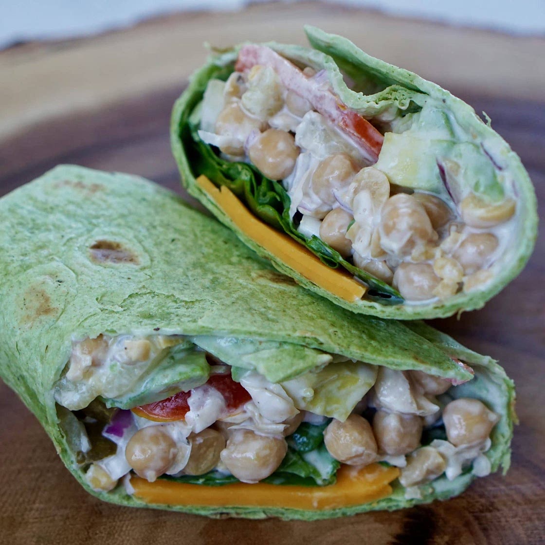 Chickpea Salad Wrap