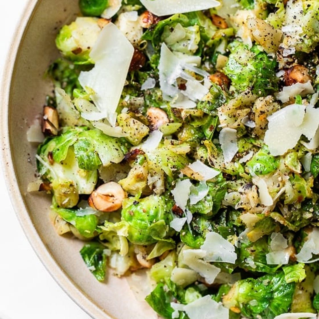 Cacio e Pepe Brussels Sprouts
