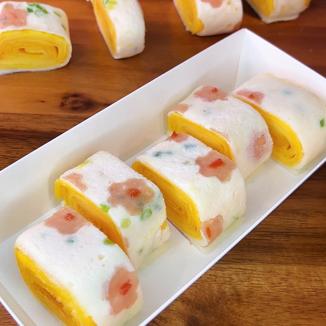 Cherry Blossom Tamagoyaki (Japanese Omelette)