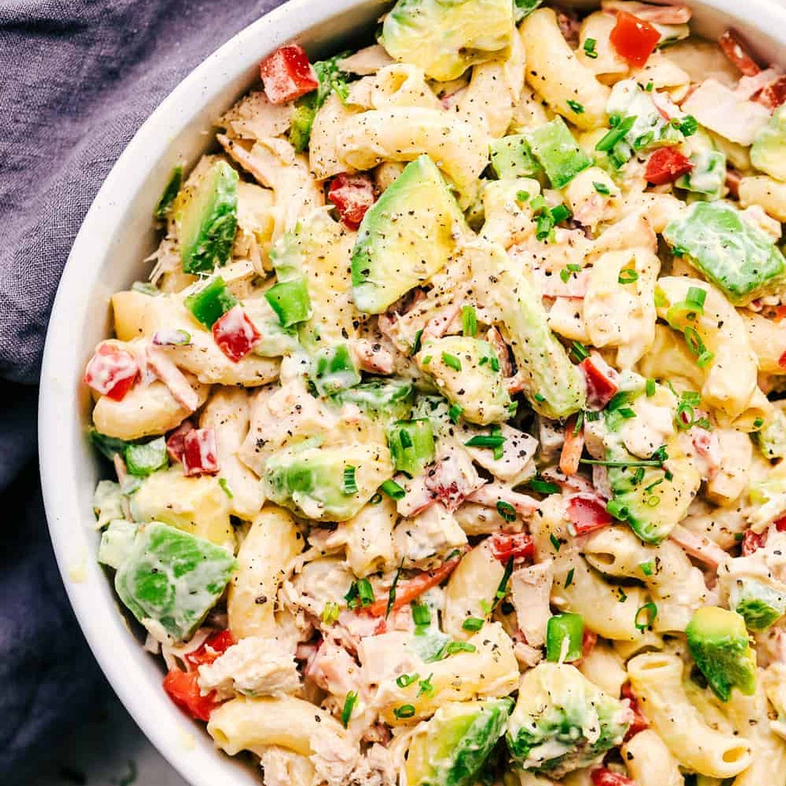 Tuna Avocado Macaroni Salad