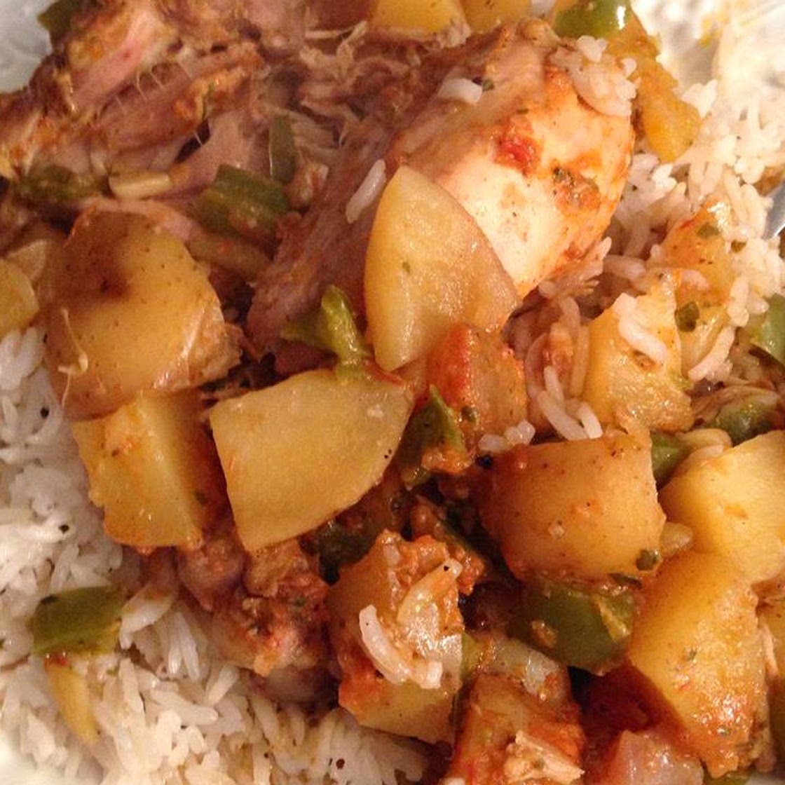 Jenny's Cuban-Style Slow-Cooker Chicken Fricassee