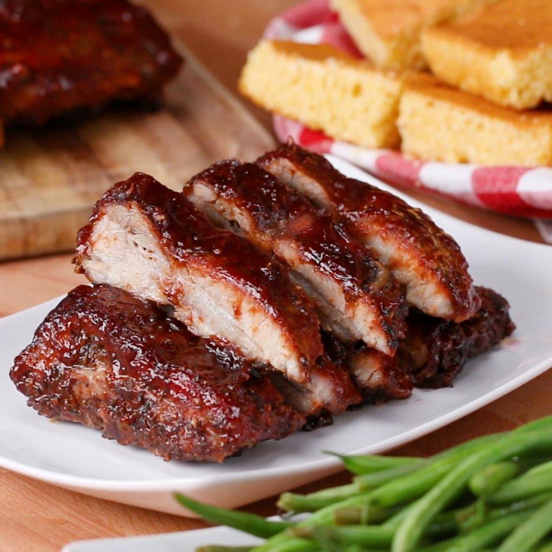 One-Pan BBQ Baby Back Ribs Recipe by Tasty