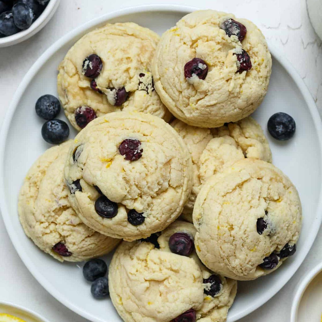 Lemon Blueberry Cookies