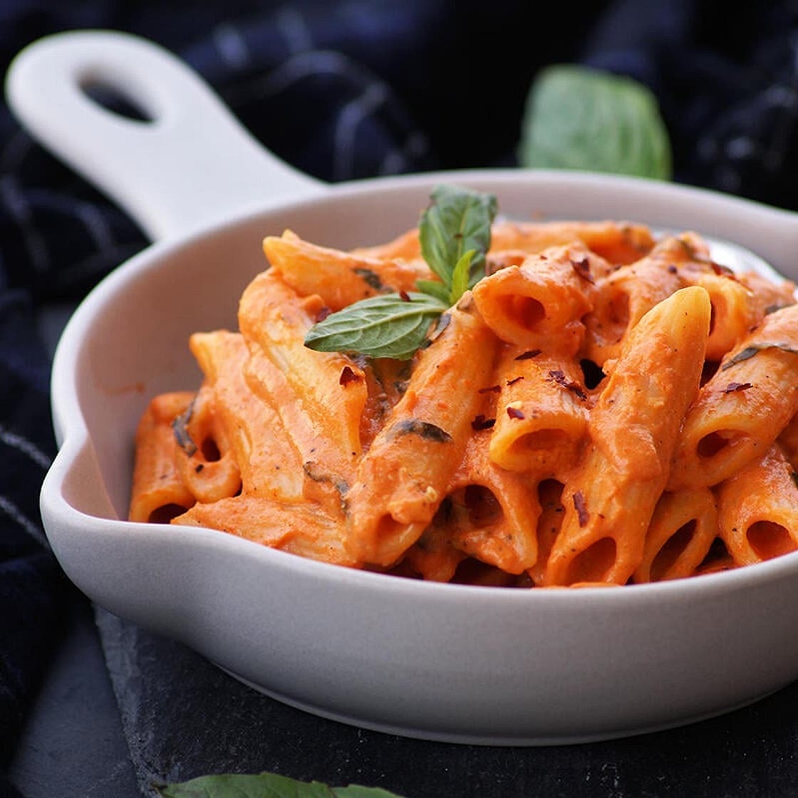 Vegan Creamy Tomato Coconut Pasta