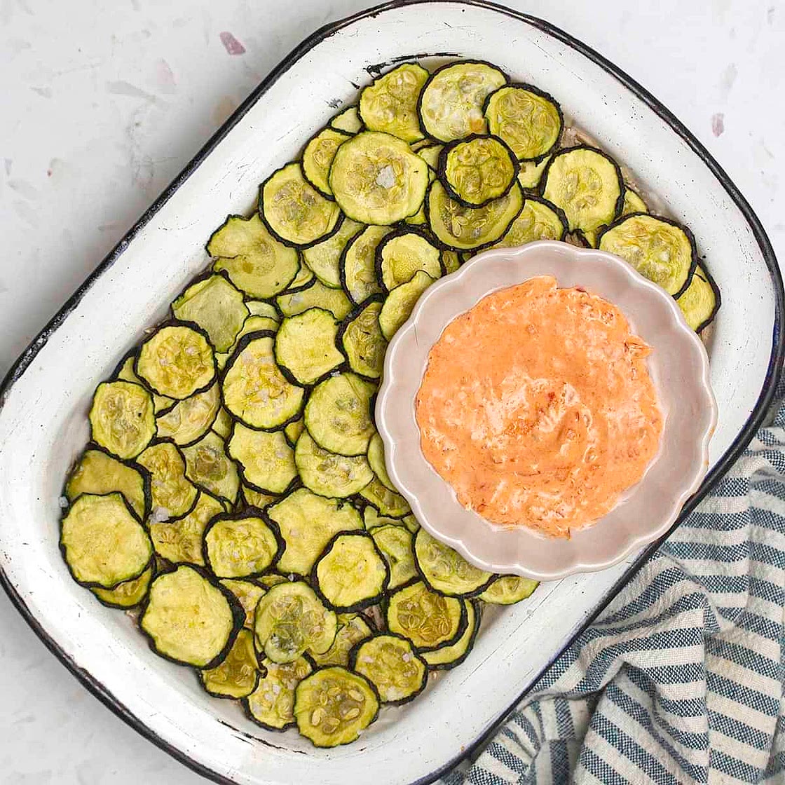 Dehydrated Zucchini Chips