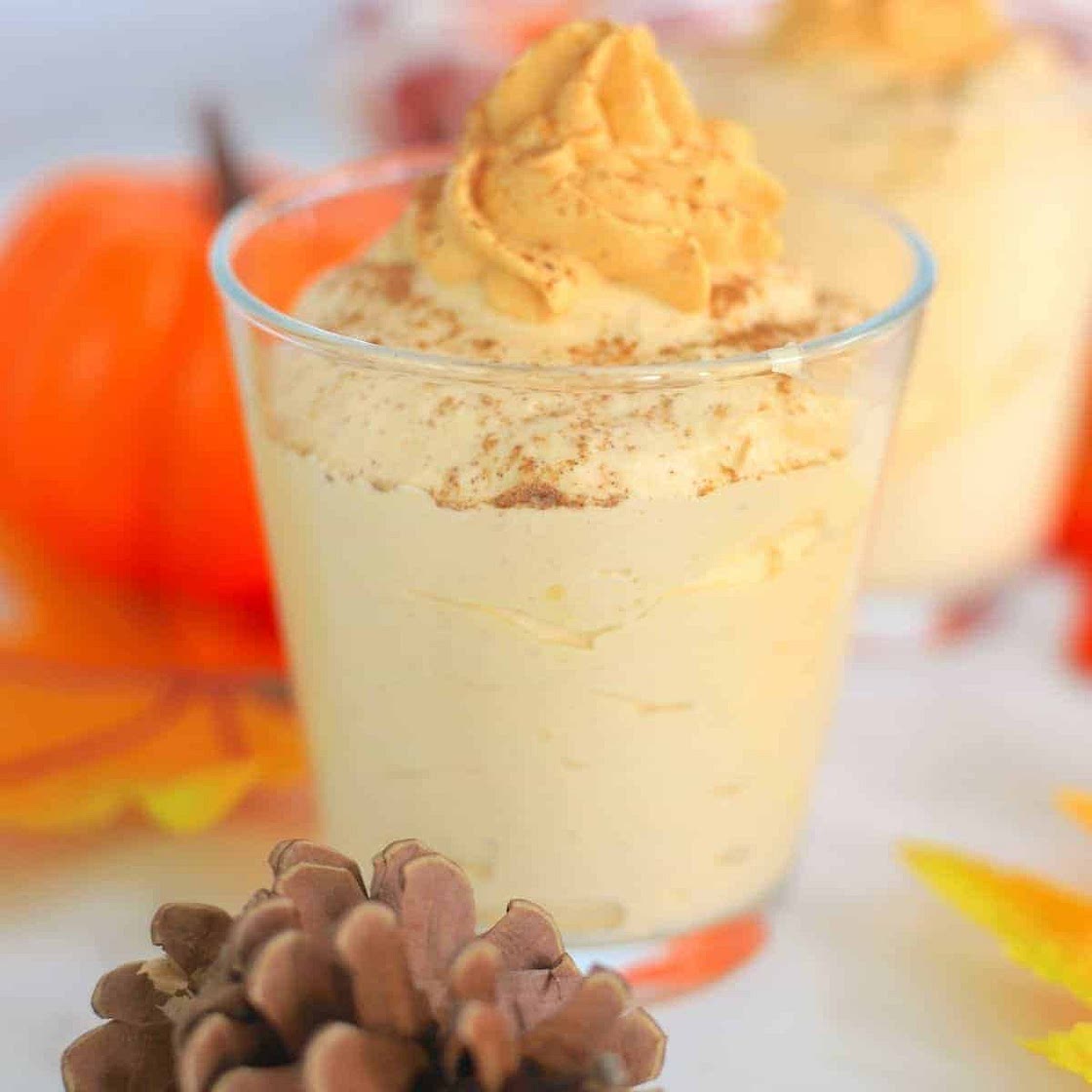 Easy Low Carb Pumpkin Mousse