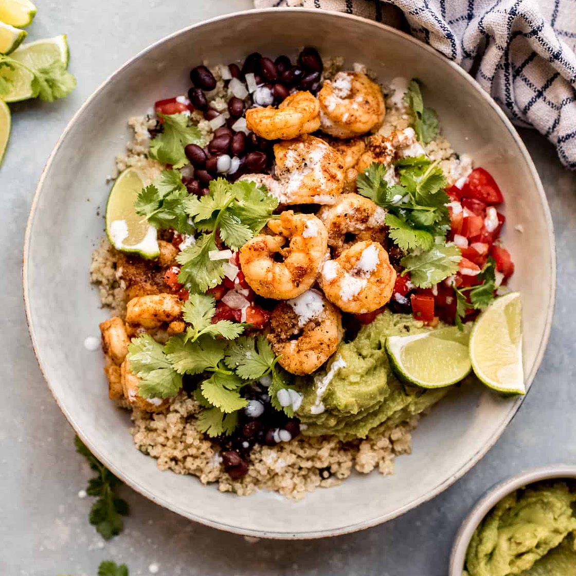 Shrimp Quinoa Bowl