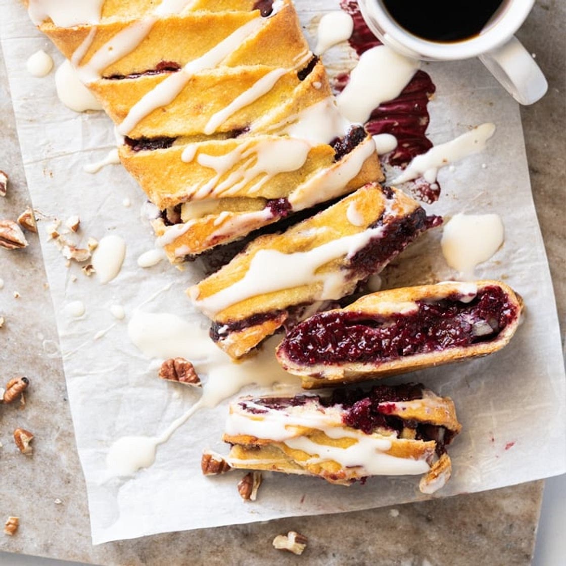Keto Danish Pastry (With Chia Raspberry Jam!)