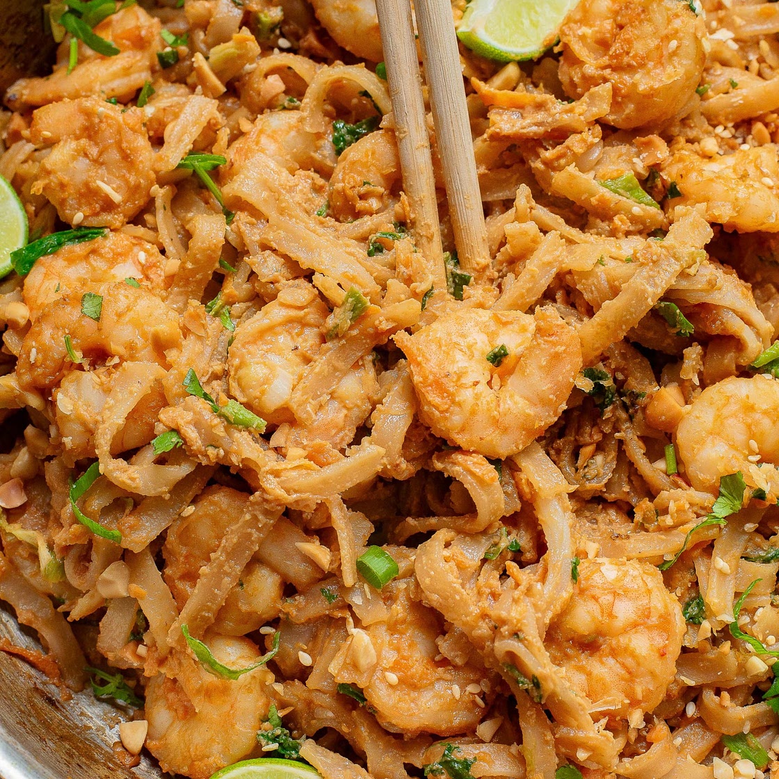Shrimp Pad Thai Peanut Sauce