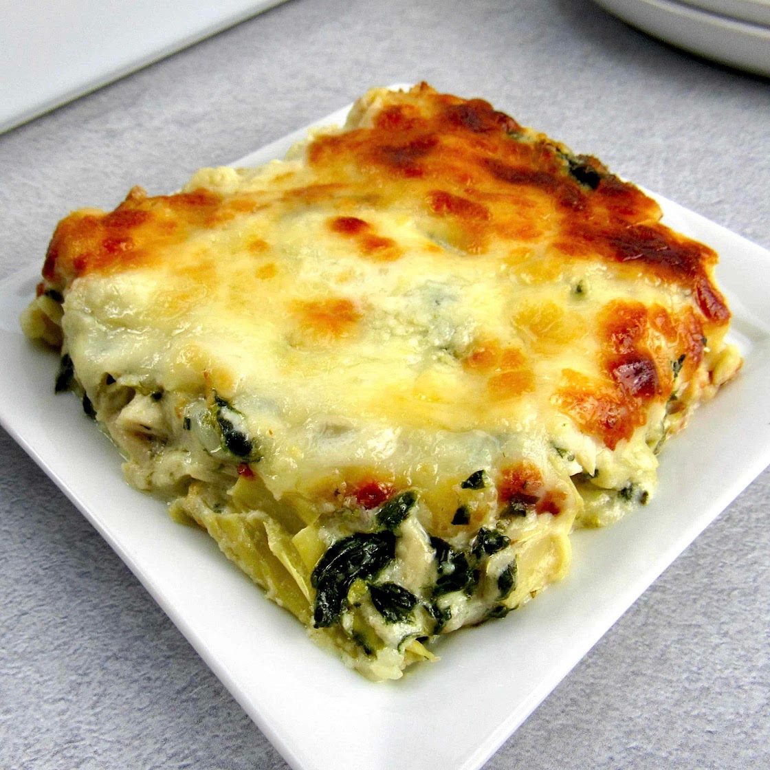 Spinach Artichoke Chicken Casserole (Keto)