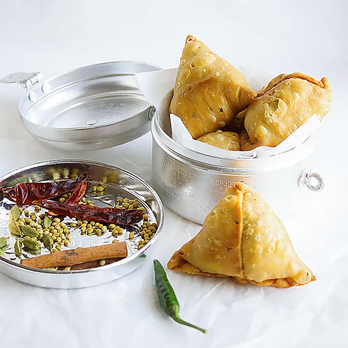 Punjabi Crunchy Beef Samosa