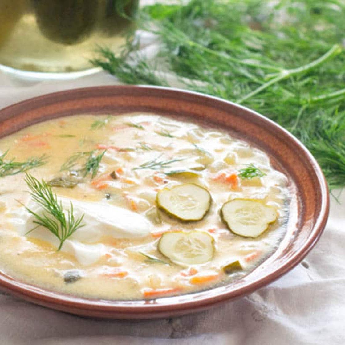 15-Minute Dill Pickle Soup