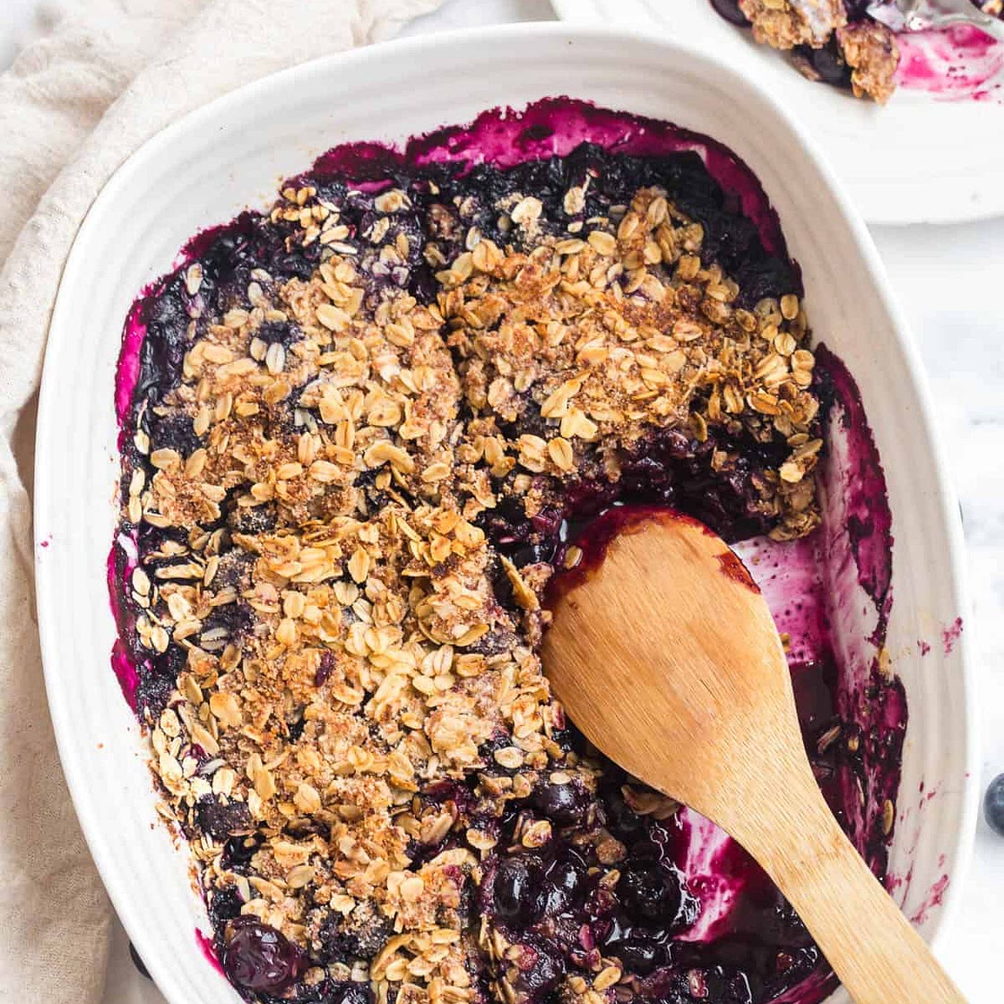 Gluten Free Blueberry Crisp Recipe