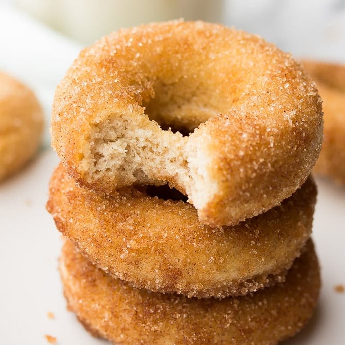 Cinnamon Sugar Vegan Donuts