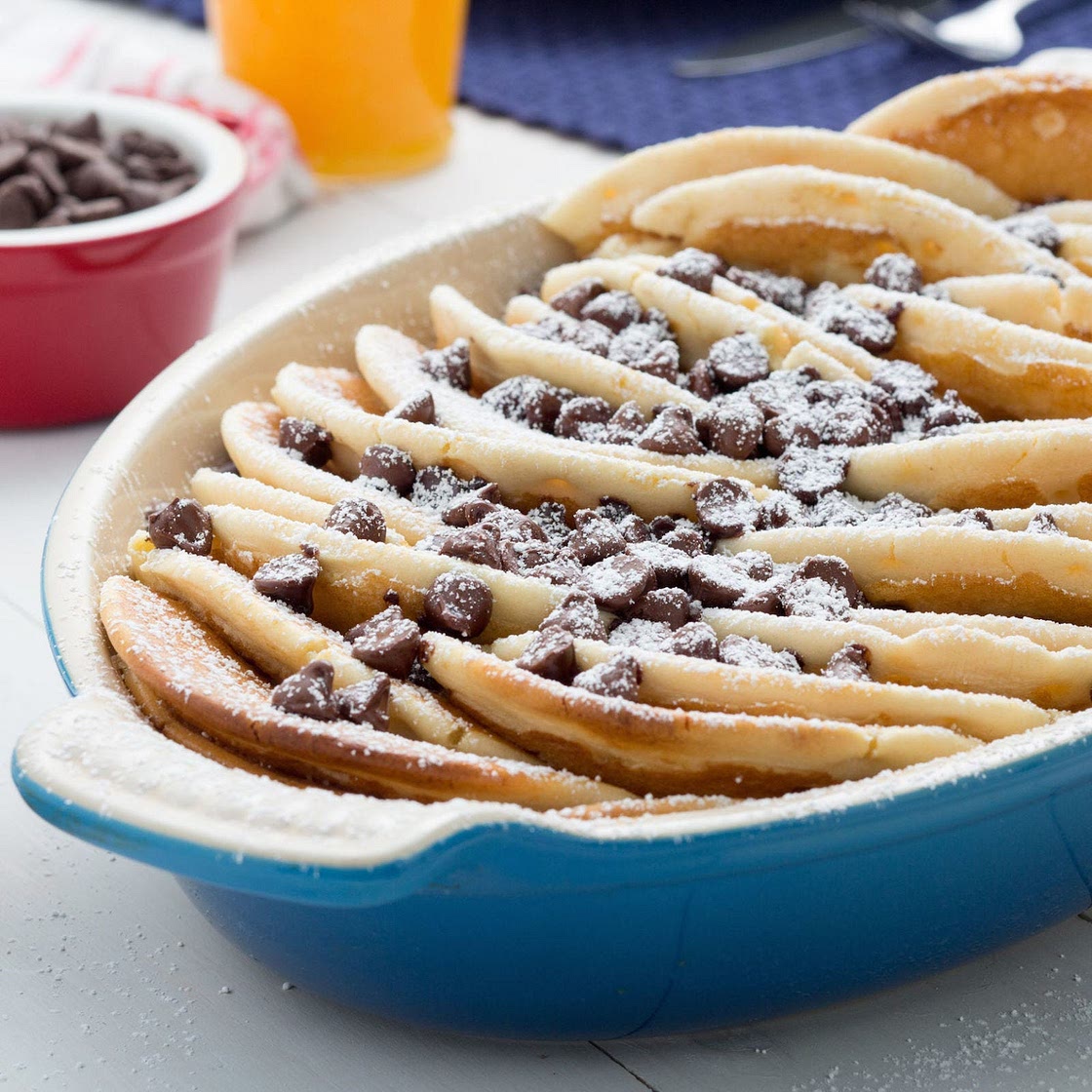 Chocolate Chip Pancake Bake