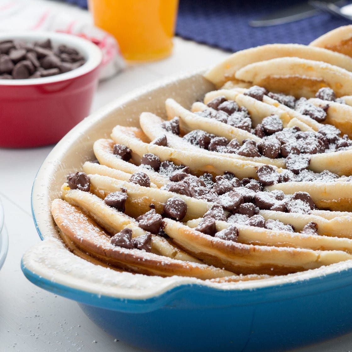 Chocolate Chip Pancake Bake