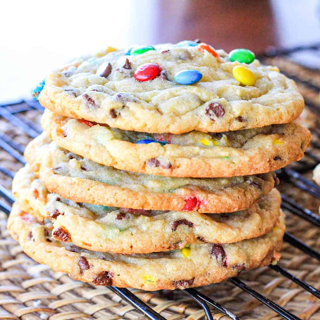 OMG! Soft-Batch Mini M&M & Chocolate Chip Cookies