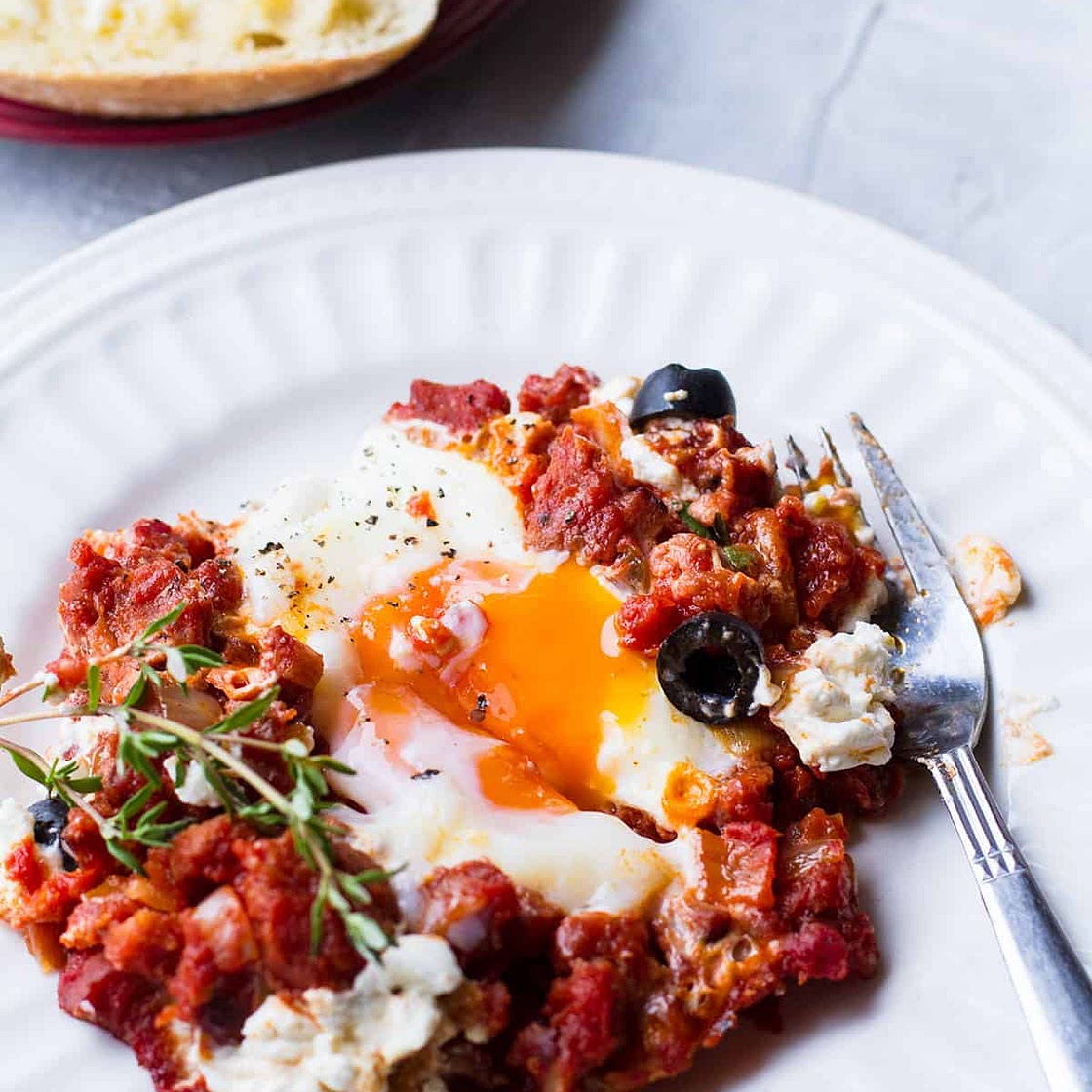 Spicy Shakshuka with Chorizo