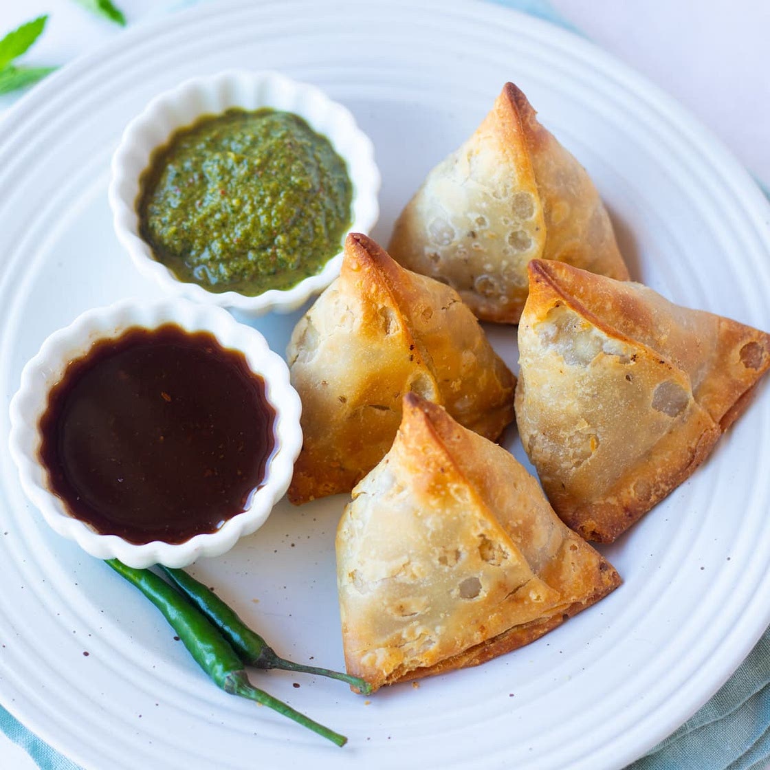 Air Fryer Frozen Samosa
