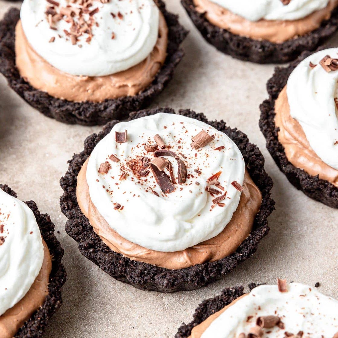 Mini Chocolate Mousse Tarts