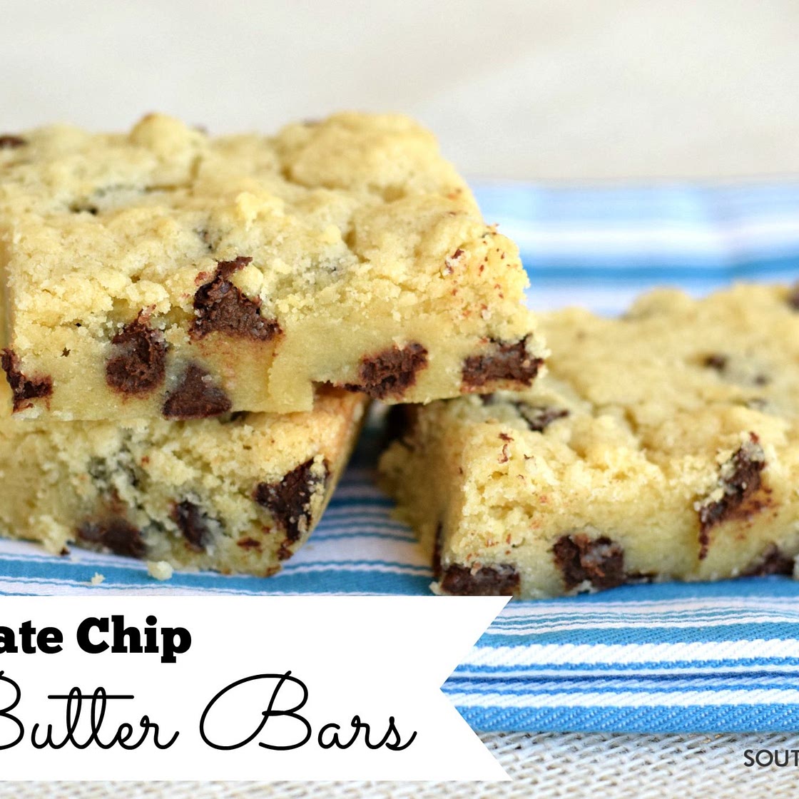 Chocolate Chip Butter Bars