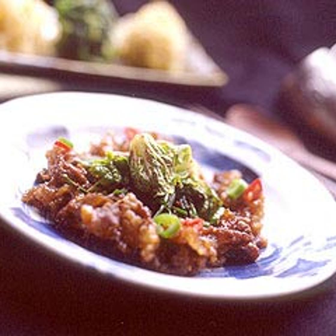 차돌박이겉절이무침