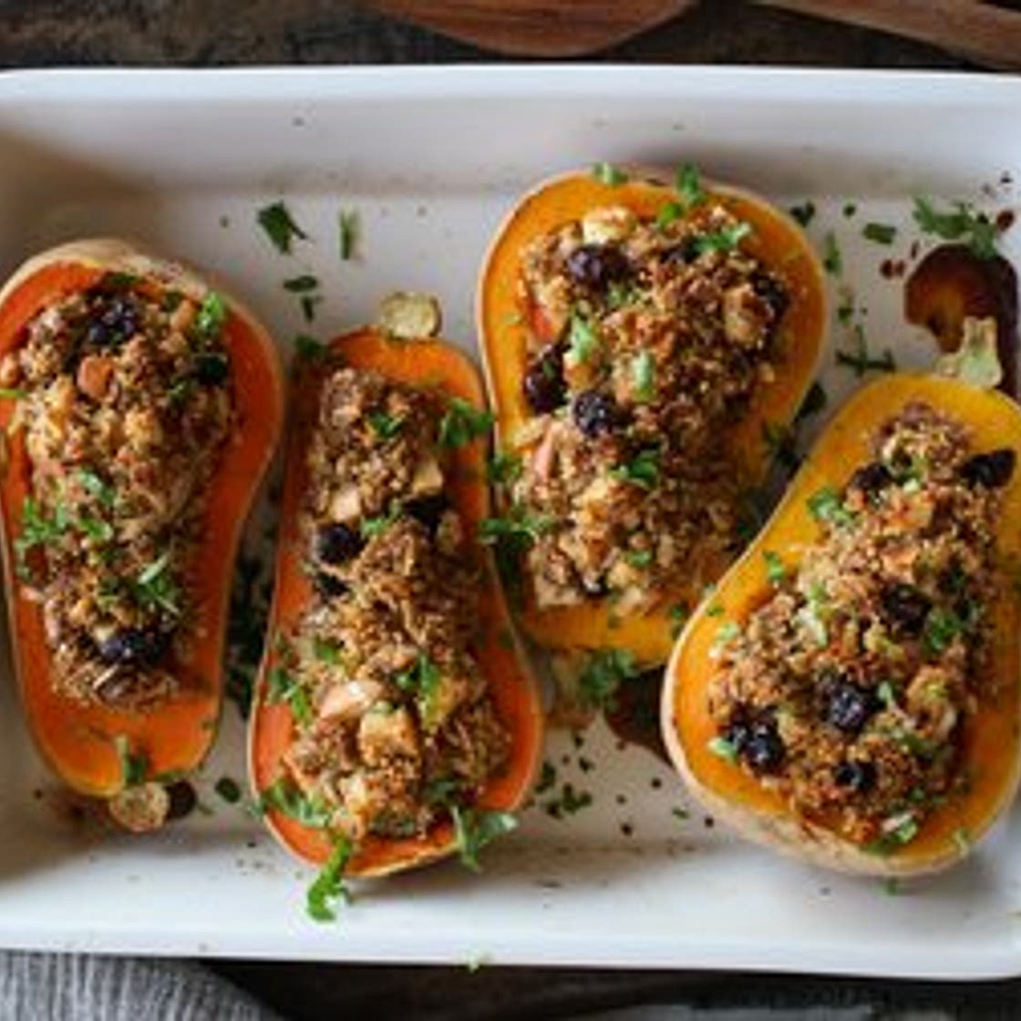 Couscous Stuffed Squash