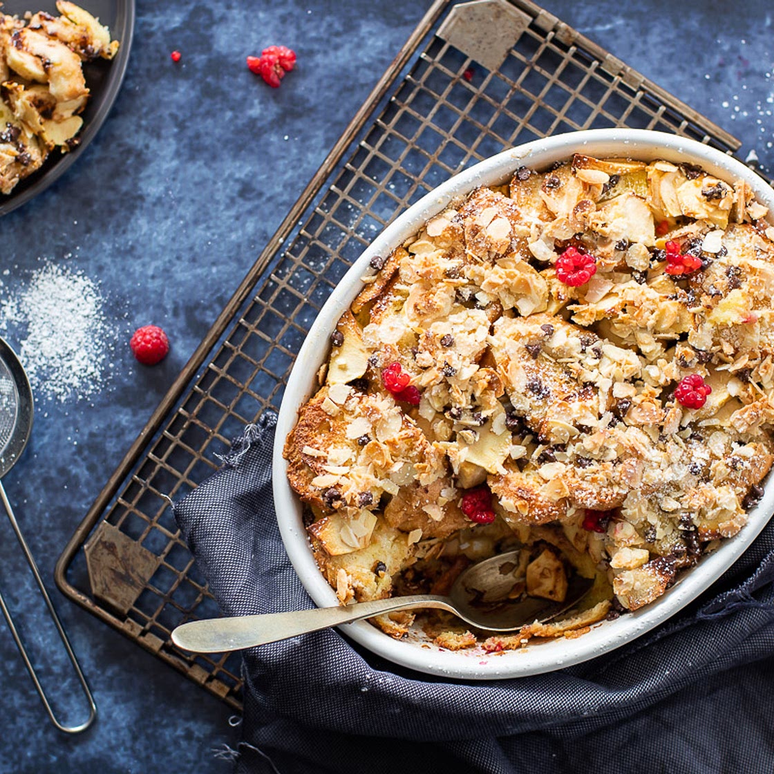 Sformato di pane raffermo e mele