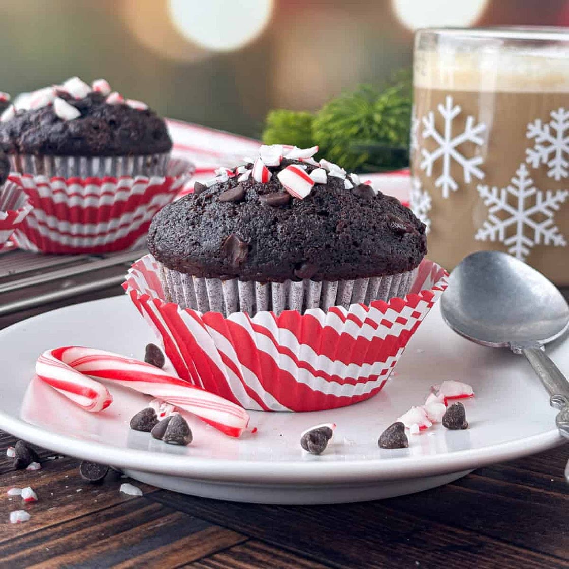Peppermint Mocha Muffins