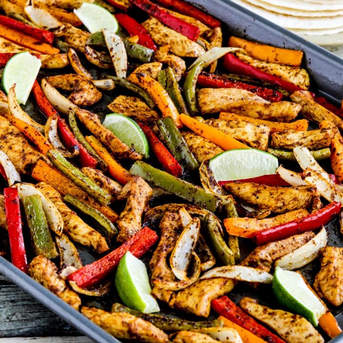 Sheet Pan Chicken Fajitas