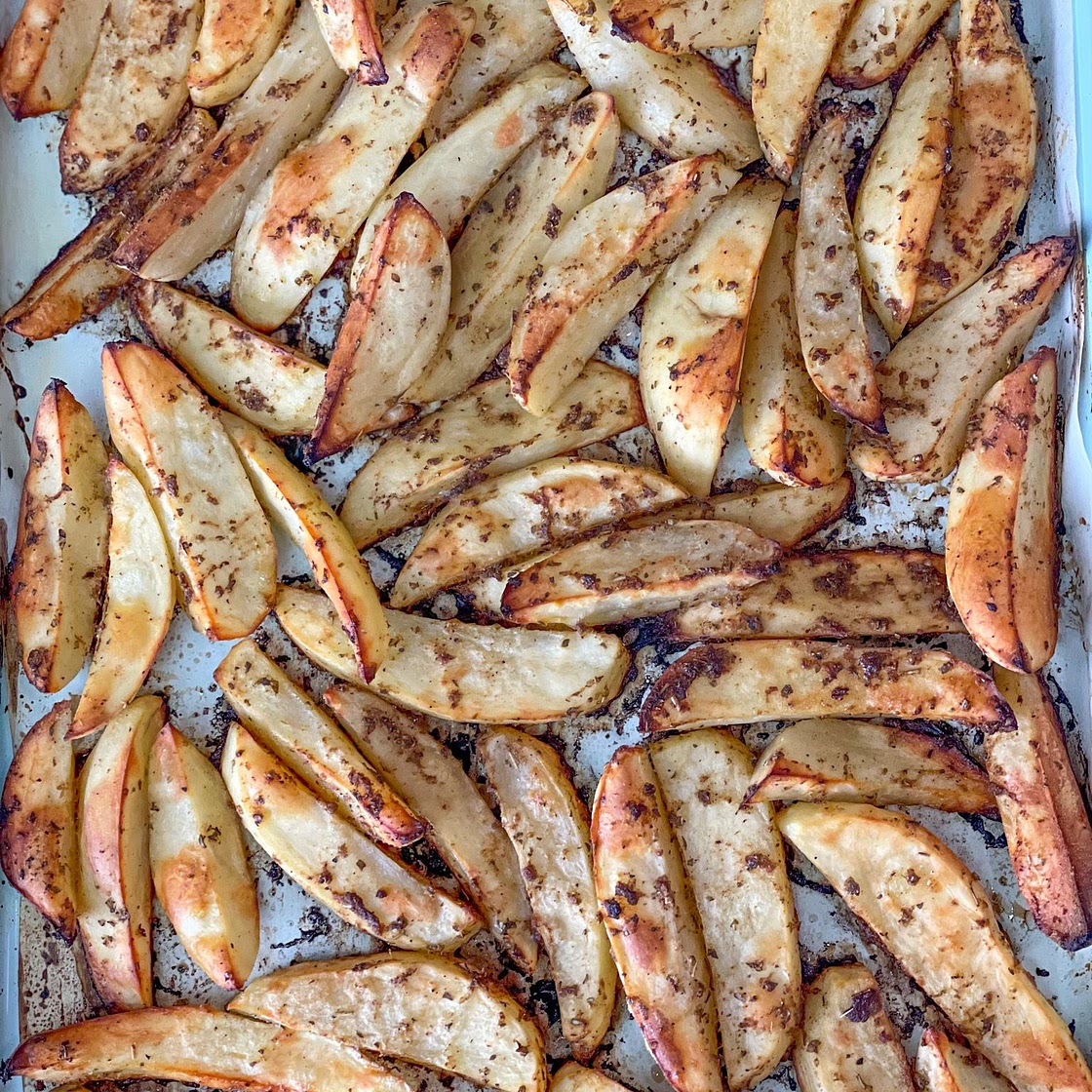 Homemade KFC Copycat Potato Wedges Recipe