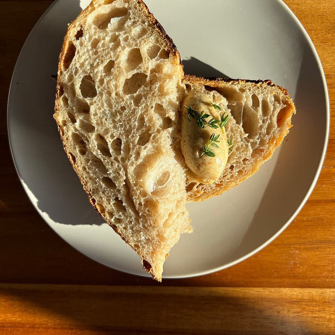 Whipped Clementine, Honey and Thyme Brown Butter