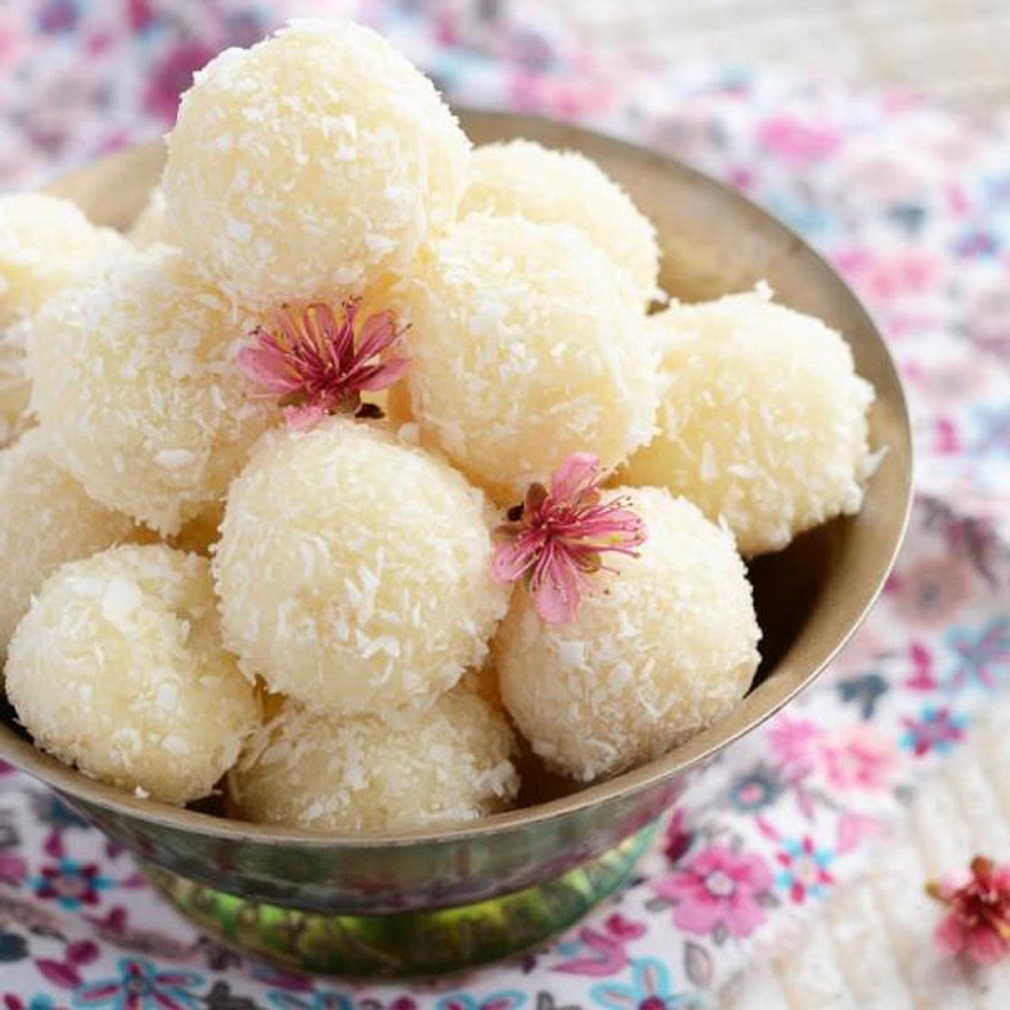 Receta de Yemas de coco para Navidad