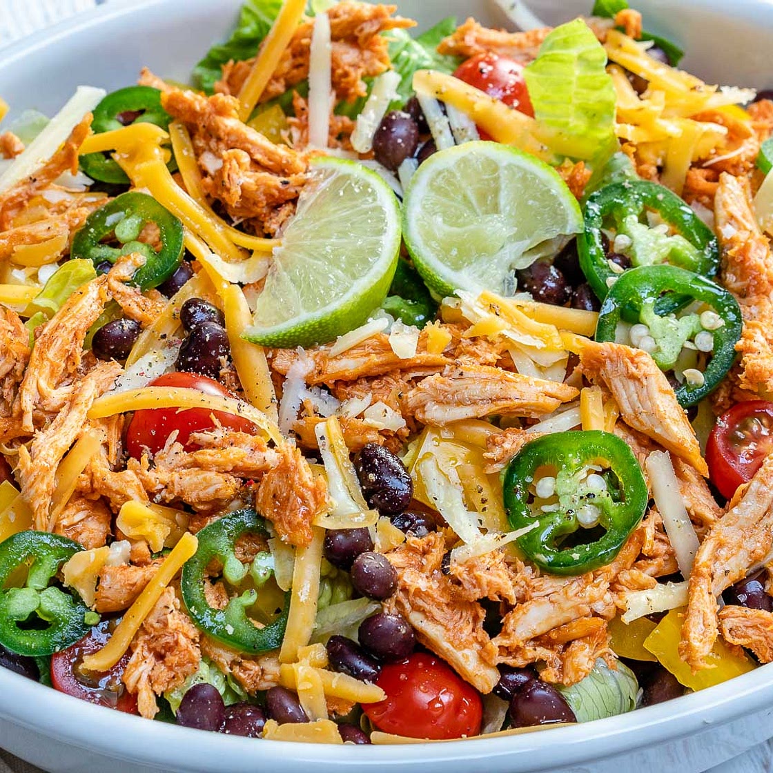 This Clean Buffalo Chicken Salad is Exploding with Flavor!