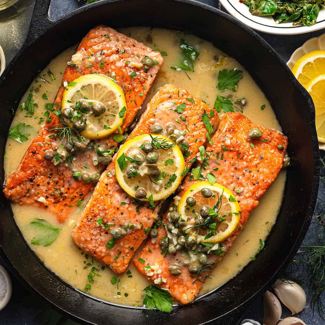 25-Minute Salmon Piccata
