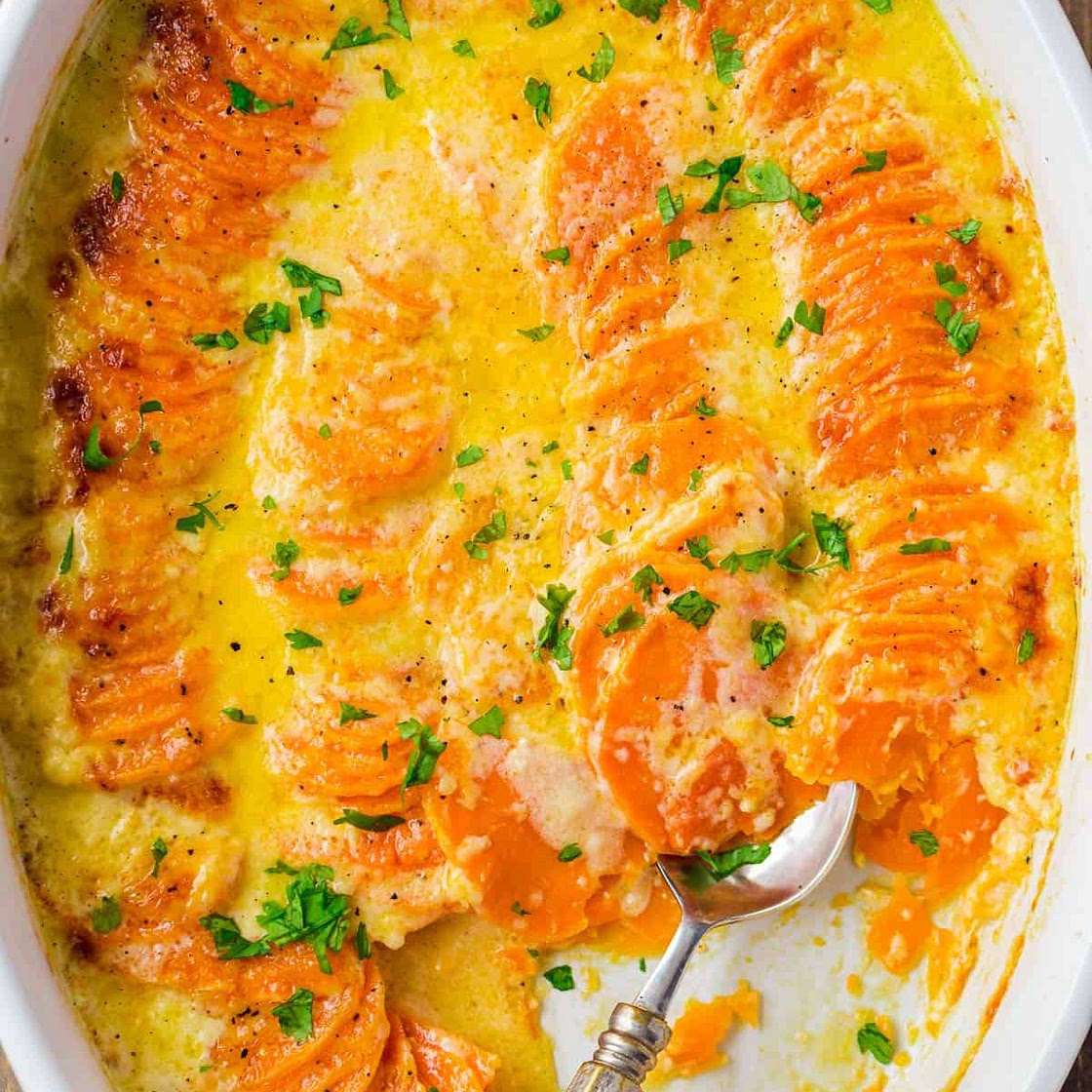 Scalloped Sweet Potatoes